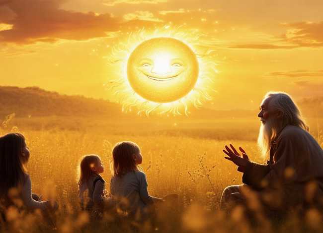 关于太阳的故事传说（关于太阳的故事传说50字）