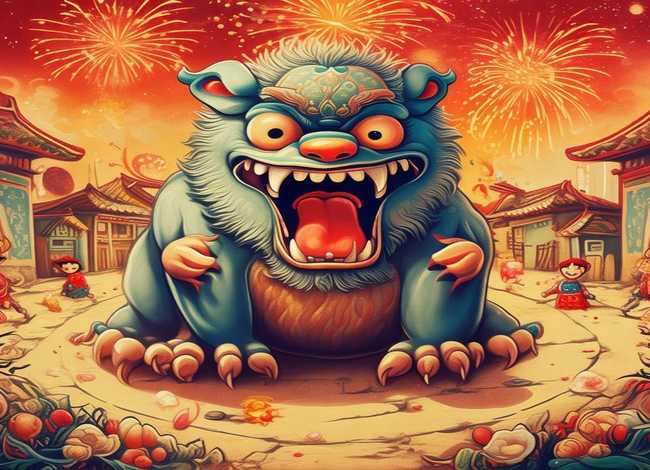 儿童绘本故事年兽的故事（关于年兽的绘本故事）