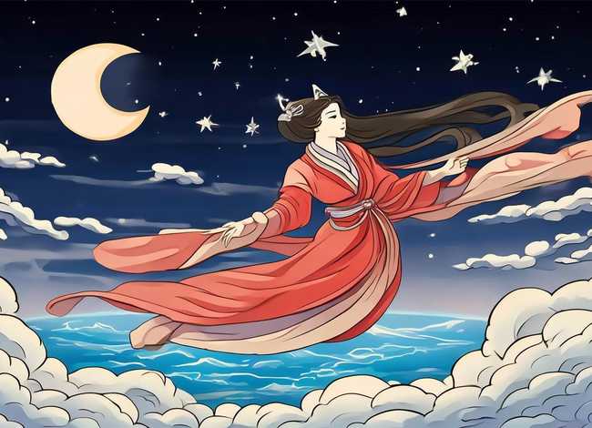 嫦娥奔月神话故事手抄报内容 - 嫦娥奔月神话故事手抄报内容怎么写