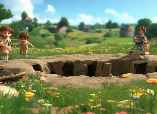 儿童版的地道战 儿童版地道战之英雄出少年