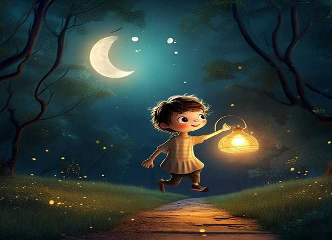 走月亮改编为儿童诗，走月亮改写现代诗