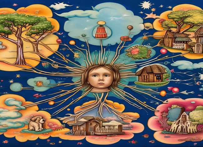 童年故事山思维导图 - 故事《童年》思维导图