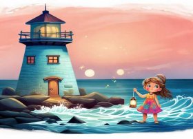 灯塔的故事幼儿 - 幼儿园关于灯塔的故事