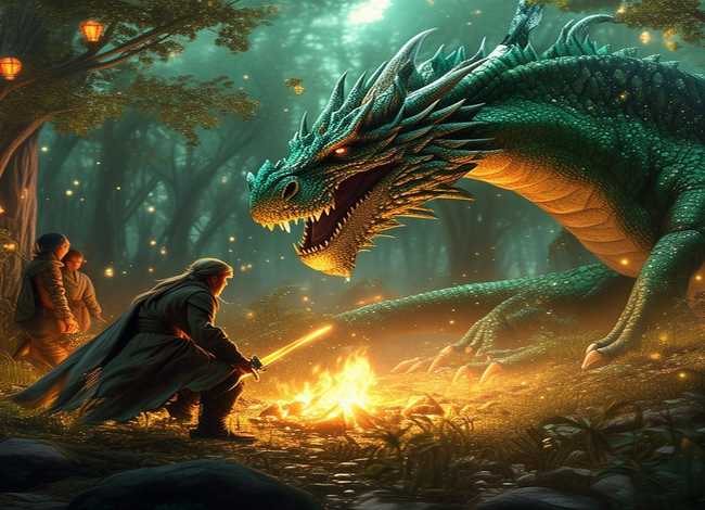 传奇故事绘画；传奇故事绘画图片