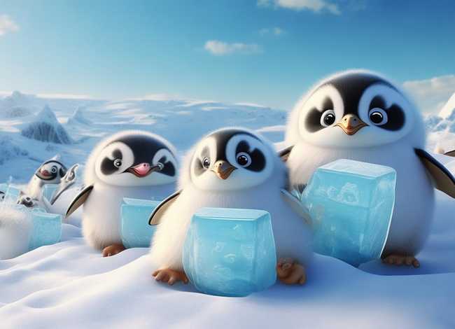 儿童故事《企鹅寄冰》 幼儿故事企鹅寄冰