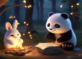 小熊猫的故事睡前故事 - 小熊猫的故事睡前故事,小白兔的故事