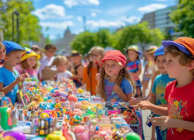 儿童跳蚤市场广告语，幼儿跳蚤市场广告语