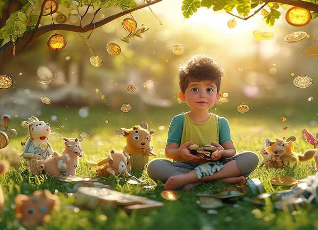 金钱的故事儿童动画 - 关于金钱的绘本故事