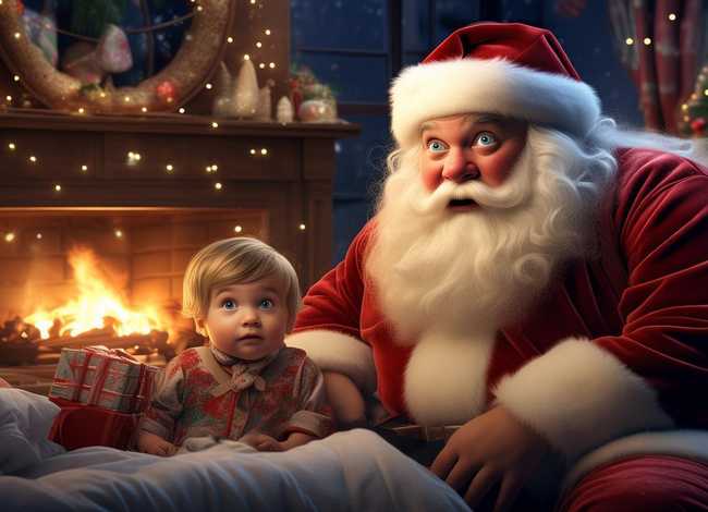 圣诞老人的故事儿童版睡前故事 - 圣诞老人的睡前小故事