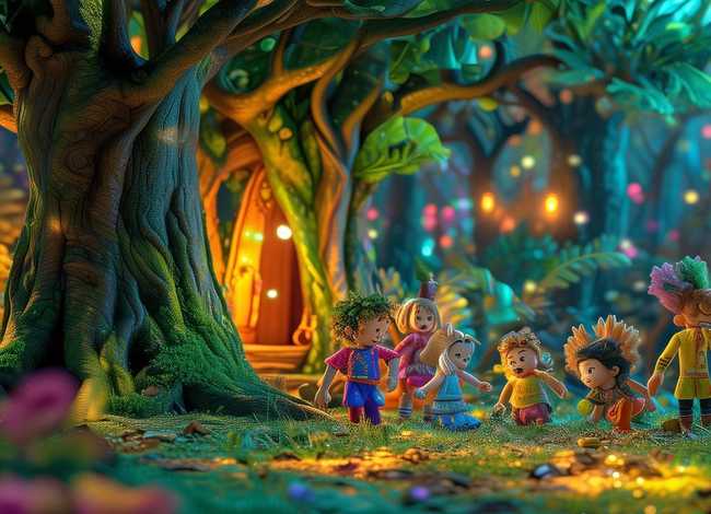 儿童连环故事画4张图片 - 儿童连环画6张图片素材