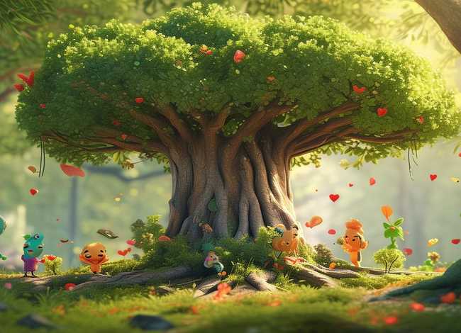 树妈妈和树叶娃娃儿童故事;树妈妈和树叶娃娃故事完整版 树妈妈和树叶娃娃儿童故事;树妈妈和树叶娃娃故事完整版