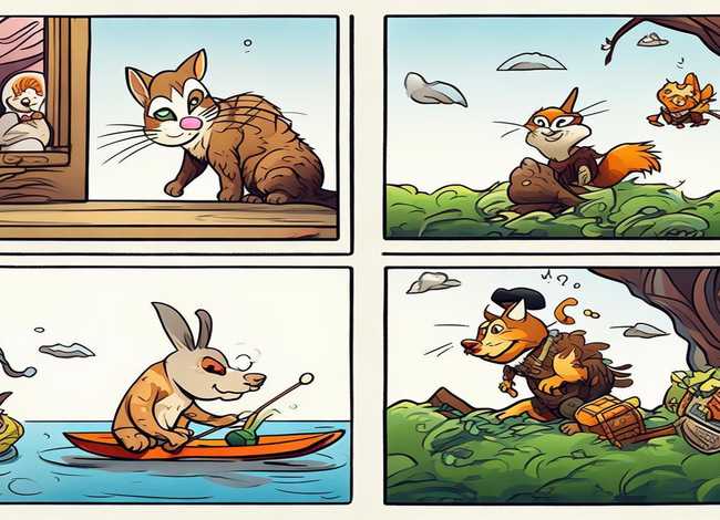 四格图画 故事、四格图画 故事大全