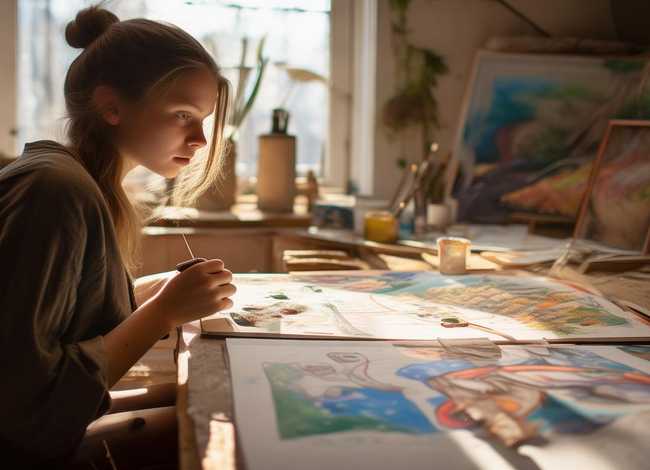 感人故事绘画创作教程；感人故事绘画创作教程简单