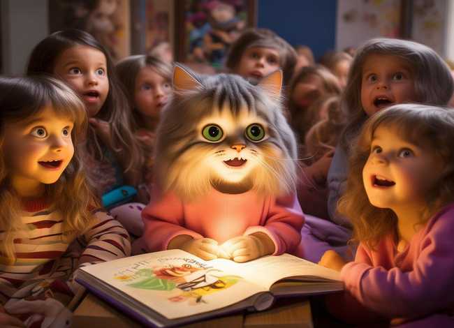 关于猫的儿童故事表演，关于猫的幼儿园故事