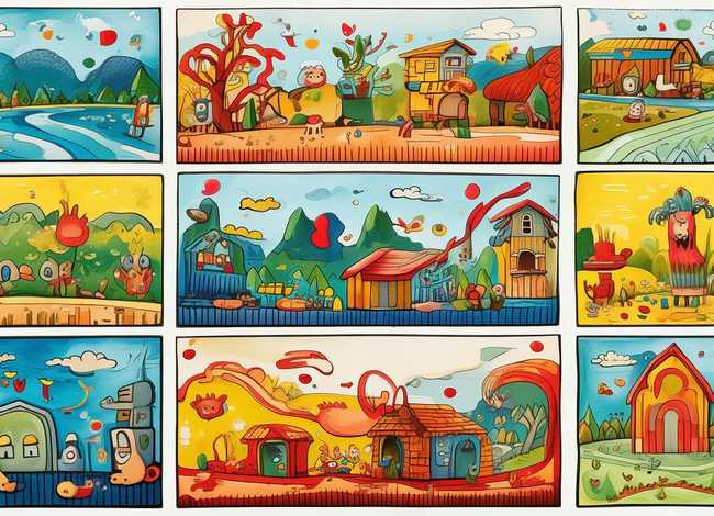 幼儿故事简笔连环画（幼儿故事简笔连环画图片）