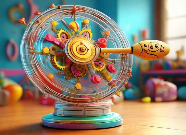 儿童手摇风扇故事 儿童手摇风扇齿轮图