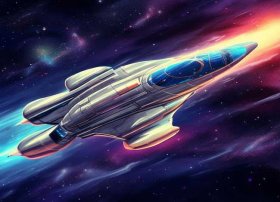 宇宙飞船故事 - 宇宙飞船的绘本故事