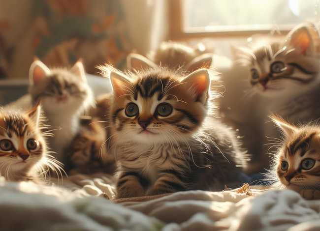 小猫交朋友的睡前故事 小猫交朋友的睡前故事图片