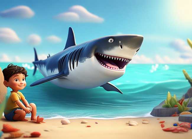 儿童故事大鲨鱼的故事、跟大鲨鱼有关的幼儿故事