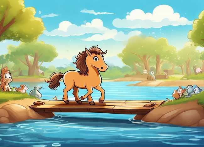 儿童故事小马过河视频 小儿故事小马过河视频
