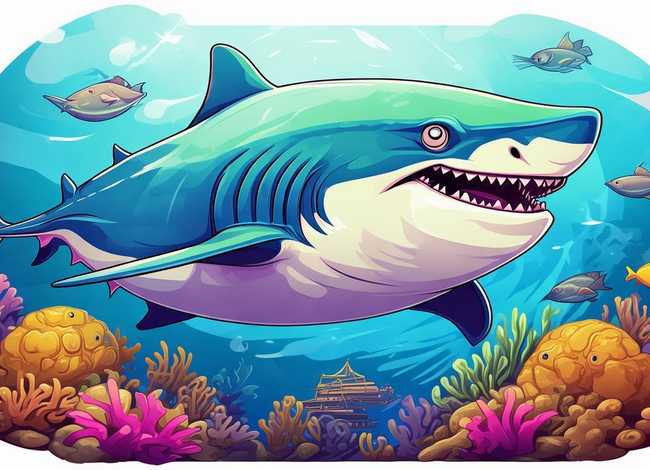大鲨鱼的绘本故事；大鲨鱼的绘本故事图片