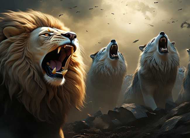 狮吼狼嚎成语 狮吼狼嚎成语怎么说