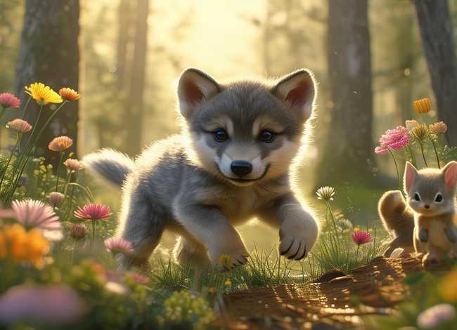 儿童故事《狼狼》（狼的幼儿故事）