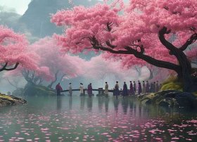 桃花源里的故事（桃花源里的故事有哪些）