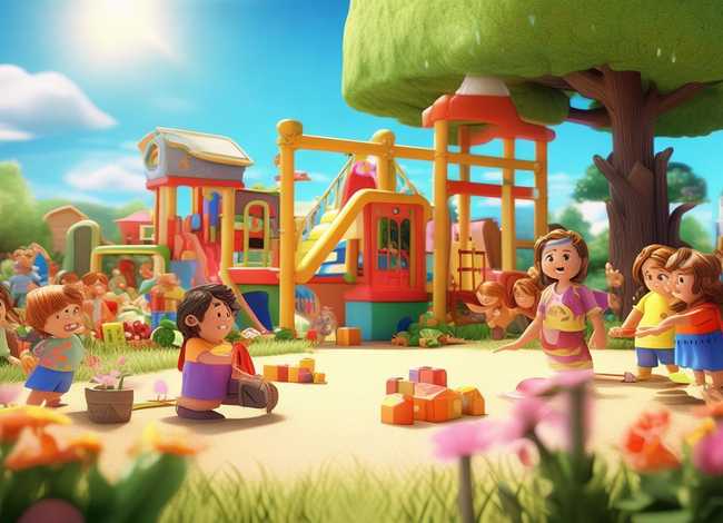 我的故事绘画幼儿园，我的故事幼儿园 画