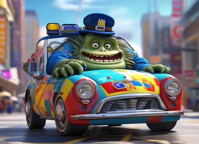 怪兽警车的故事文字版、怪兽警车的故事文字版图片