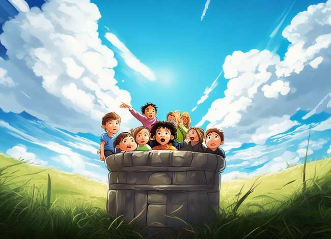 坐井观天儿童故事绘本（坐井观天的故事绘本）