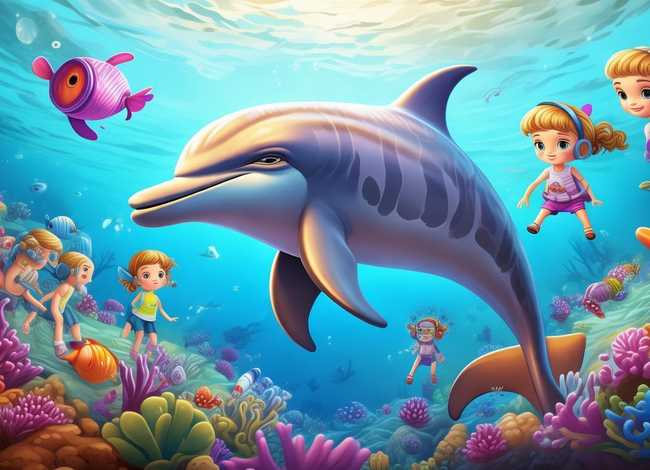海豚故事绘本、海豚故事绘本图片