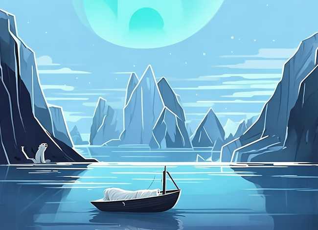 北极故事简笔画（北极故事简笔画图片）