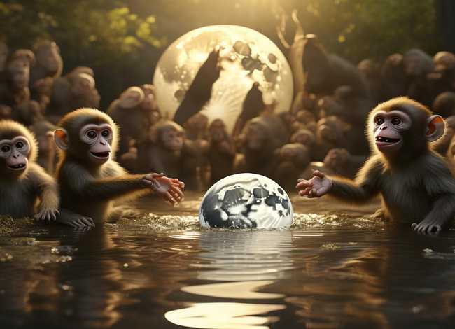 幼儿故事,猴子捞月；幼儿故事猴子捞月亮的教案