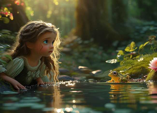 儿童经典故事青蛙王子的故事 - 《青蛙王子》的儿童故事