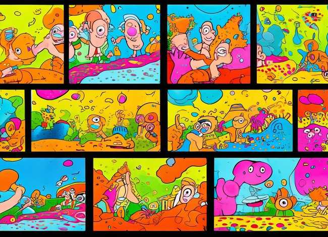 儿童连环画简单又好看，儿童连环画简单又好看的画