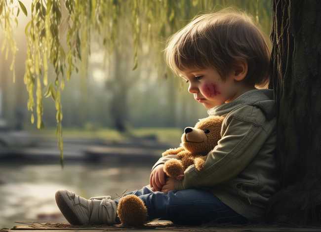 悲伤的故事儿童；幼儿悲伤的故事