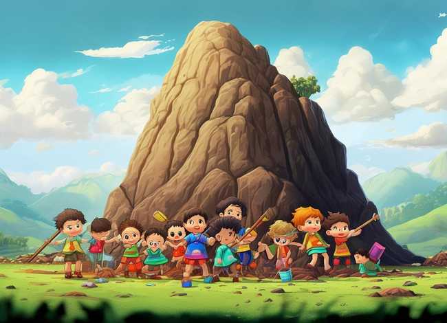 幼儿故事愚公移山视频、幼儿园故事愚公移山