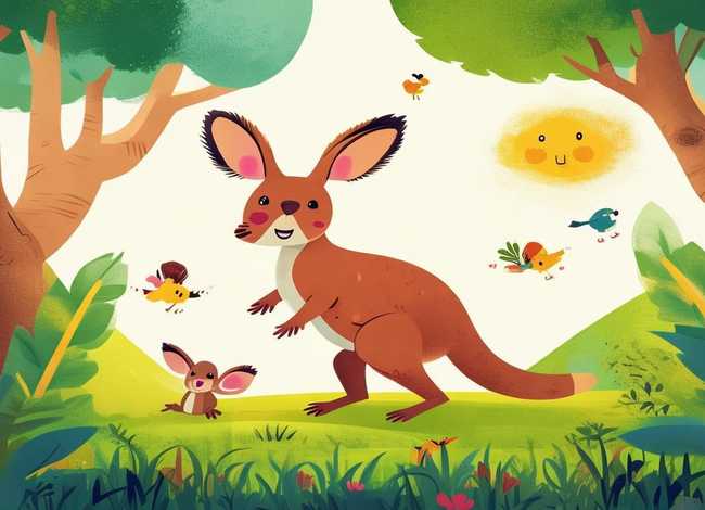 儿童故事3-6岁绘本小袋鼠（小袋鼠的绘本故事）