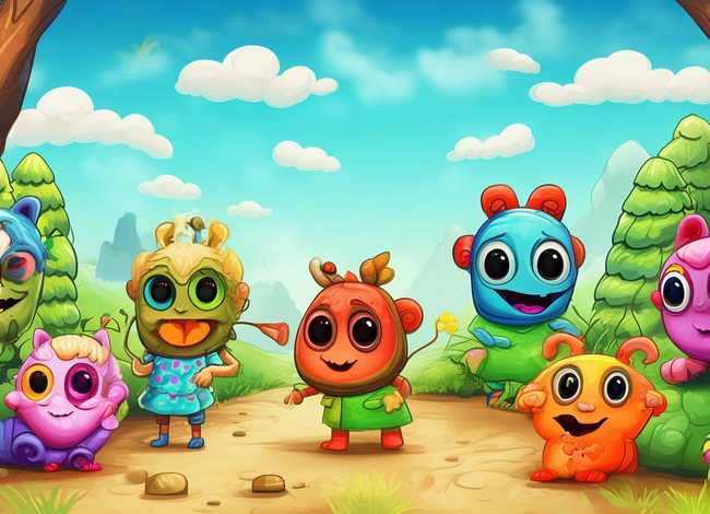 儿童连环画图片大全故事四格；儿童连环画图片6张 简单