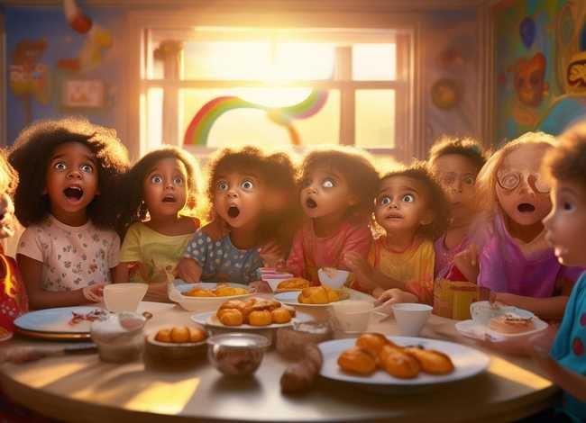 儿童早上好图片经典（儿童早上好图片经典图）