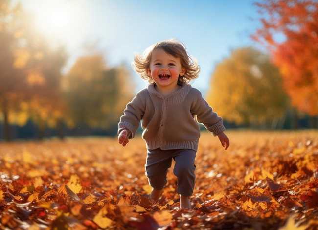 儿童秋天文案简短 儿童秋天文案简短唯美