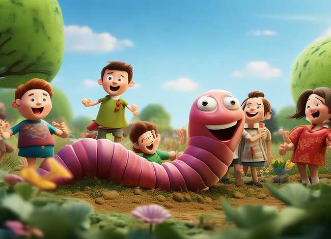 关于蚯蚓的儿童故事、关于蚯蚓的童谣或者儿歌