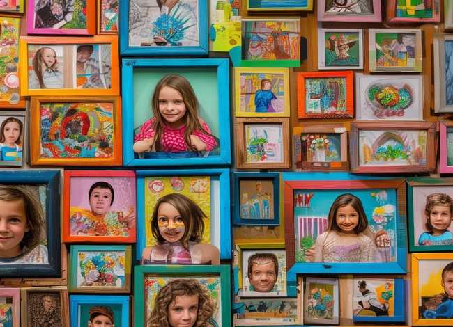 儿童艺术照（儿童艺术照片墙图片大全）