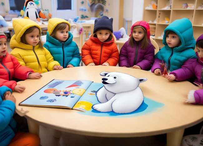 北极熊儿童故事、北极熊的小故事幼儿园