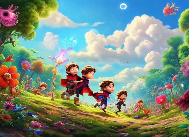 儿童故事漫画图片 人物 - 儿童漫画故事情节图片