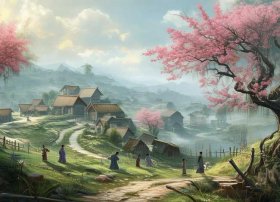 桃花源的故事；松居直桃花源的故事