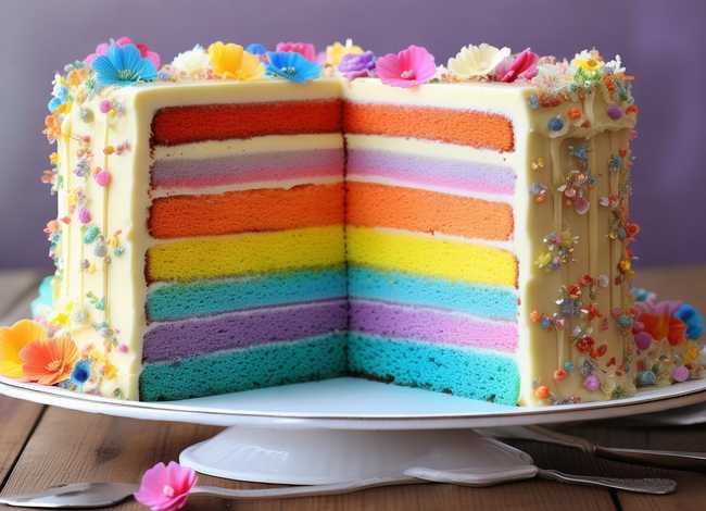 彩虹蛋糕做法教程、彩虹蛋糕做法教程简单
