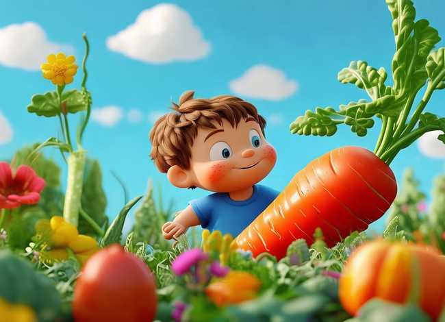 儿童故事拔萝卜视频（拔萝卜故事儿歌视频讲故事）