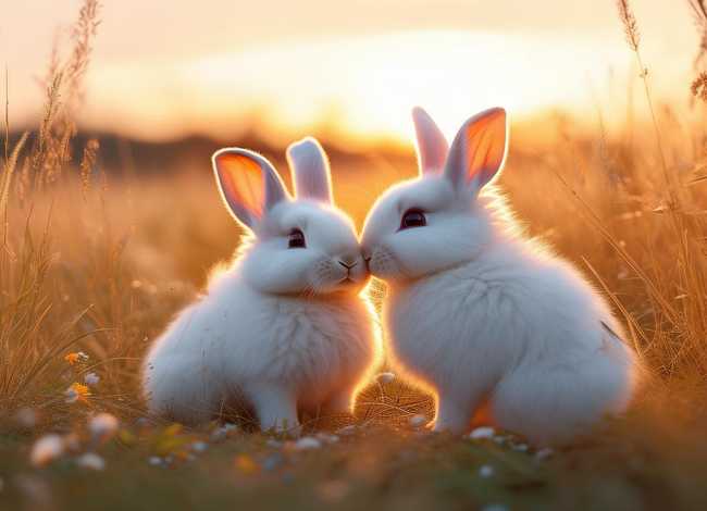 2只兔子的故事、2只兔子的故事图片
